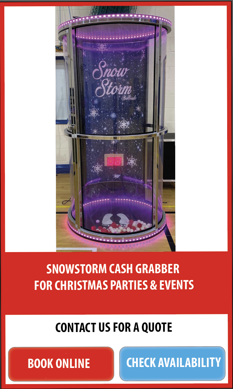 Snow Storm Cash Grabber Hire across the UK