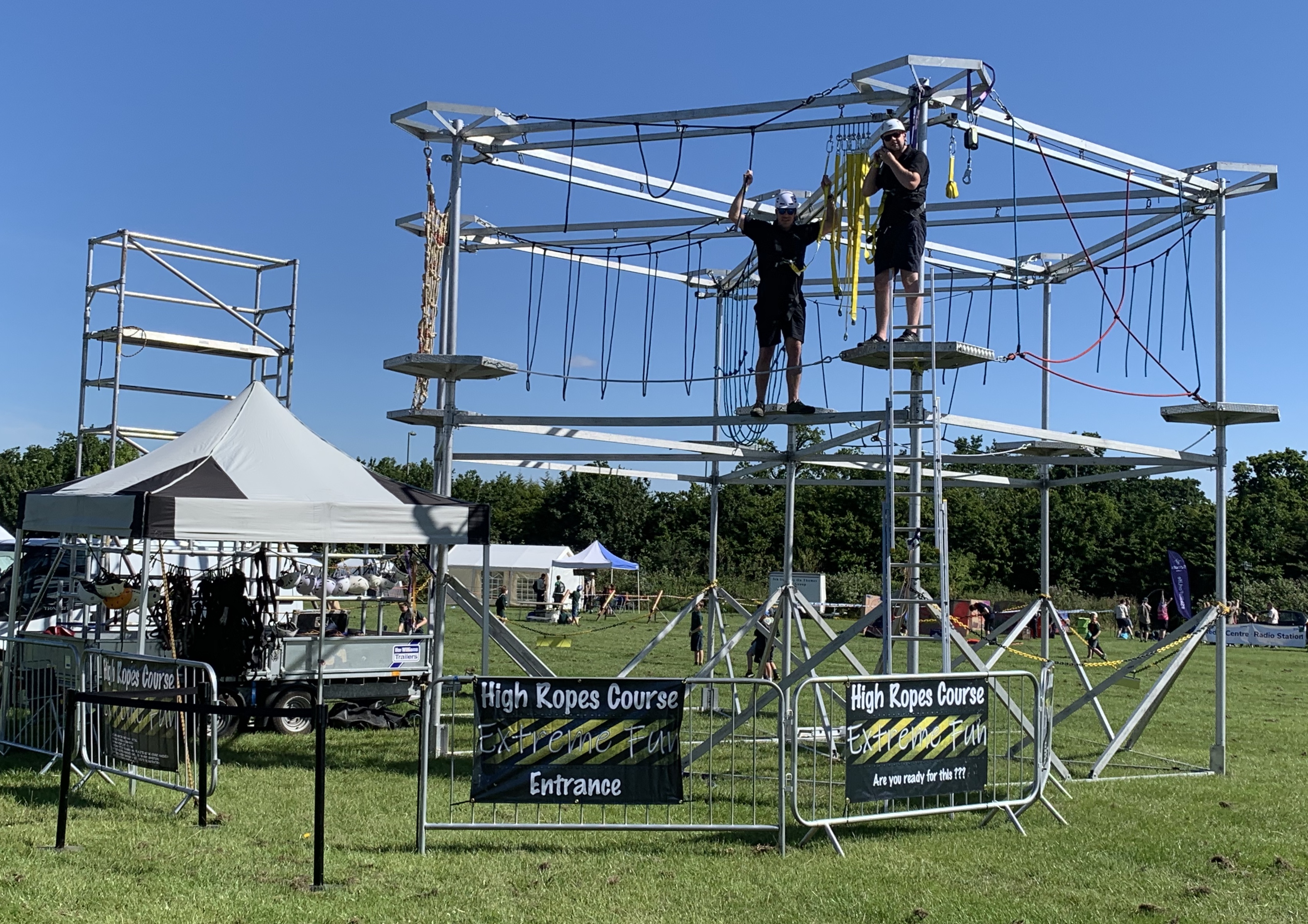Mobile High Ropes Hire UK 