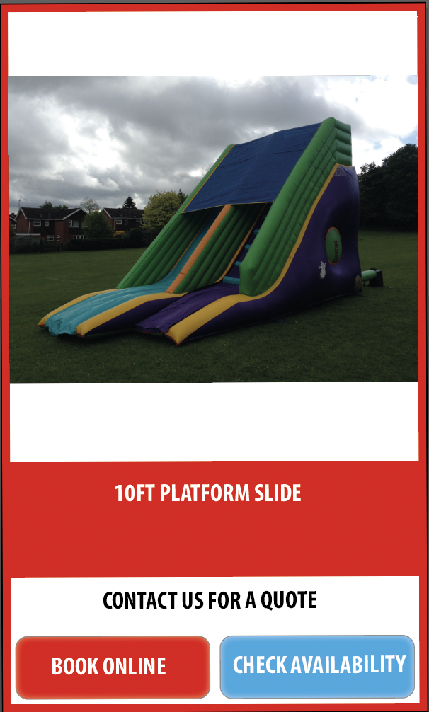 Garden & Small Event Slide Hire, great for parties Garden & Small Event Slide Hire